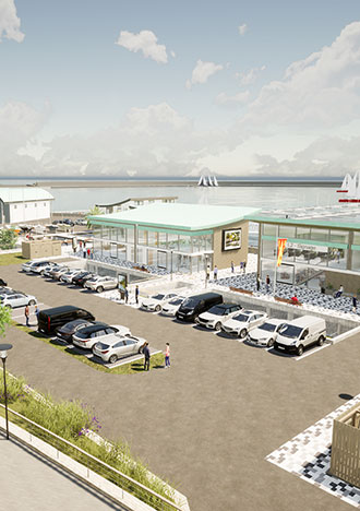 Image of Holyhead Waterfront regeneration scheme