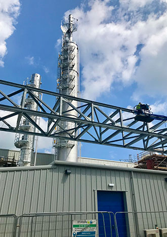 Image of Carbon Capture Facility Absorber